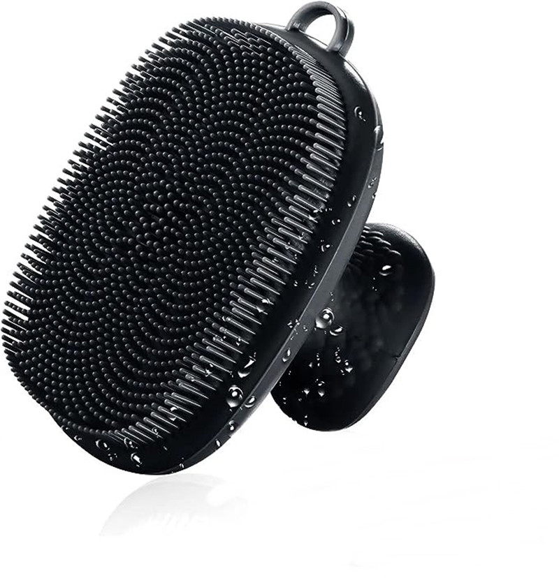 Silicone Face Scrubber Exfoliator Brush, Manual Facial Cleansing Exfoliating Brush, Gentle Face Scrub Wash Brush For Women And Men Cepillo Exfoliante 