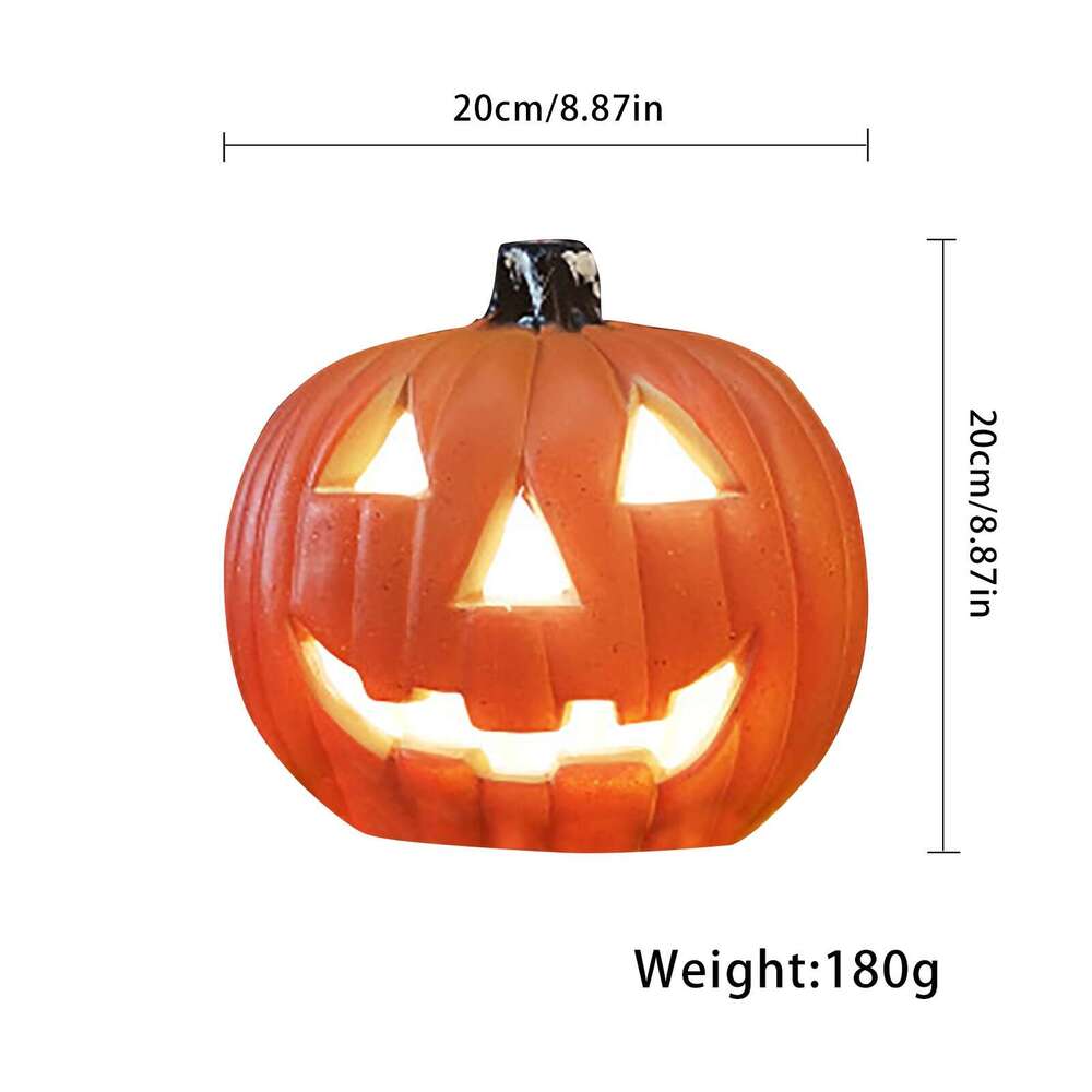Pumpkin Lantern, Light Lamp Props Bar, Halloween Decor LED Lantern Scene Layout Home Decoration
