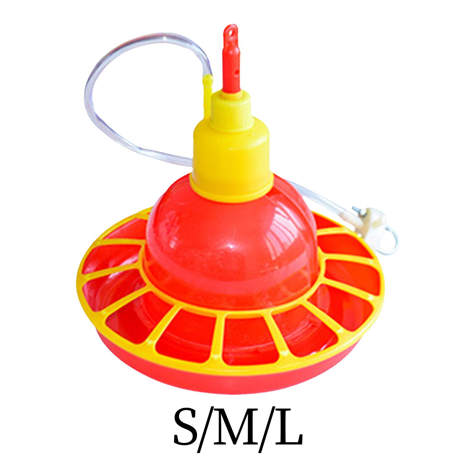Automatic Chicken Waterer Water Dispenser Poultry Watering Equipment Poultry Drinking Bowl for Goose Hen Pigeon Chicks Ducks