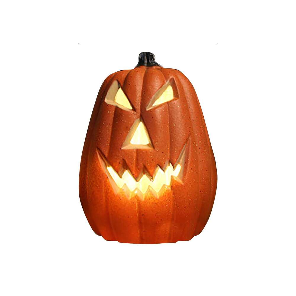 Pumpkin Lantern, Light Lamp Props Bar, Halloween Decor LED Lantern Scene Layout Home Decoration