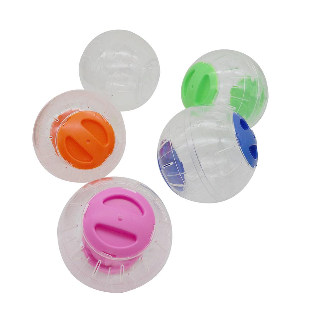 Plastic Clear Breathable Hamster Running Ball Small Pet Rodent Mice Jogging Ball Gerbil Rat Training Exercise Balls Play Toy 1pc