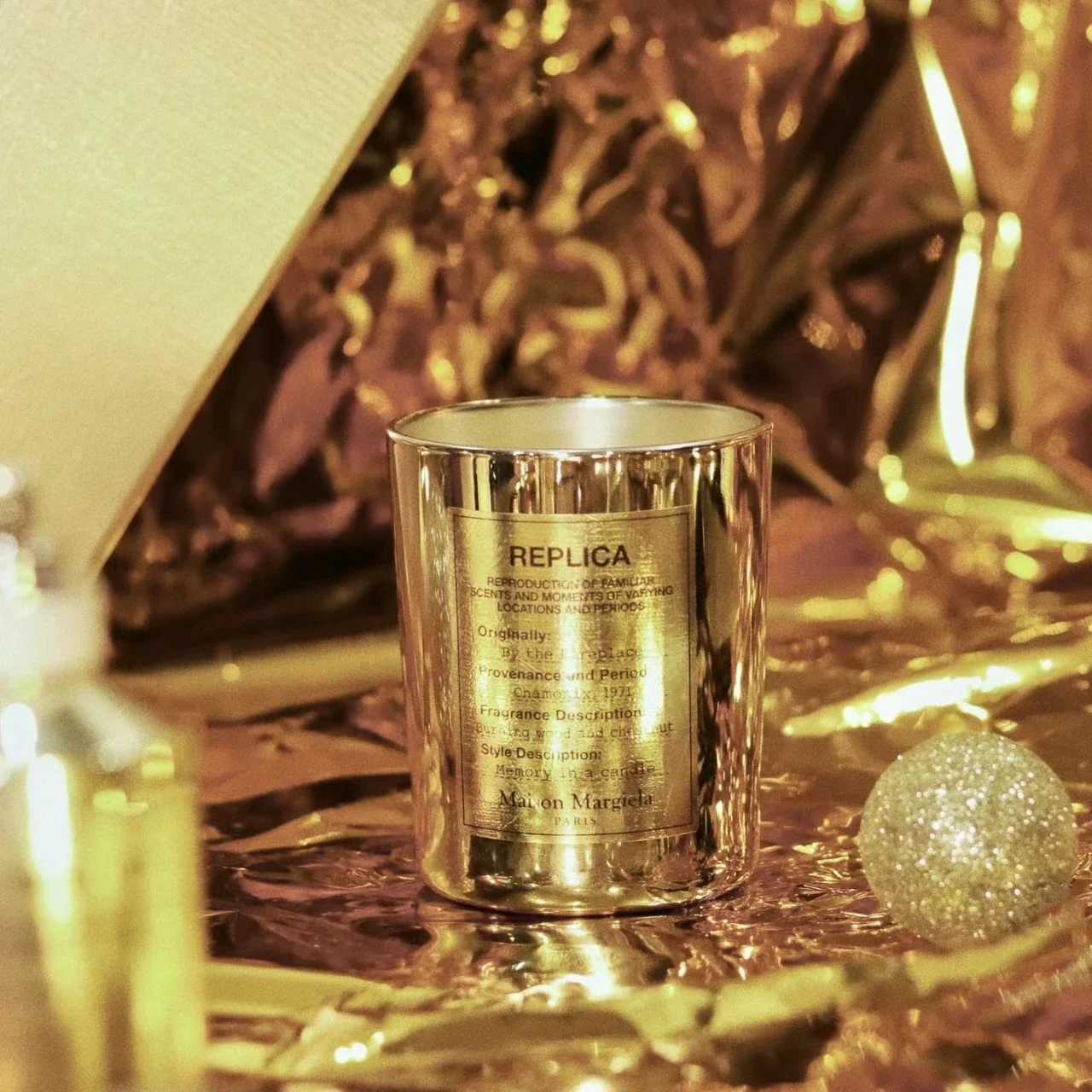Limited Christmas Aromatherapy Candle, Gold Package 'Lazy Sunday Morning', Home Comfort Perfume (W240813) dh5727163