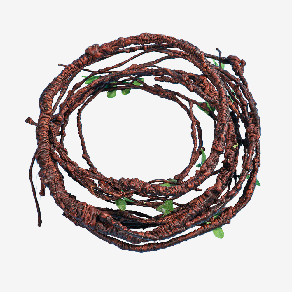 Plastic Reptile Plants Bendable Jungle Climbing Vine Terrarium Branch Flexible Hanging Habitat Decor for Lizard Gecko Tank Decor