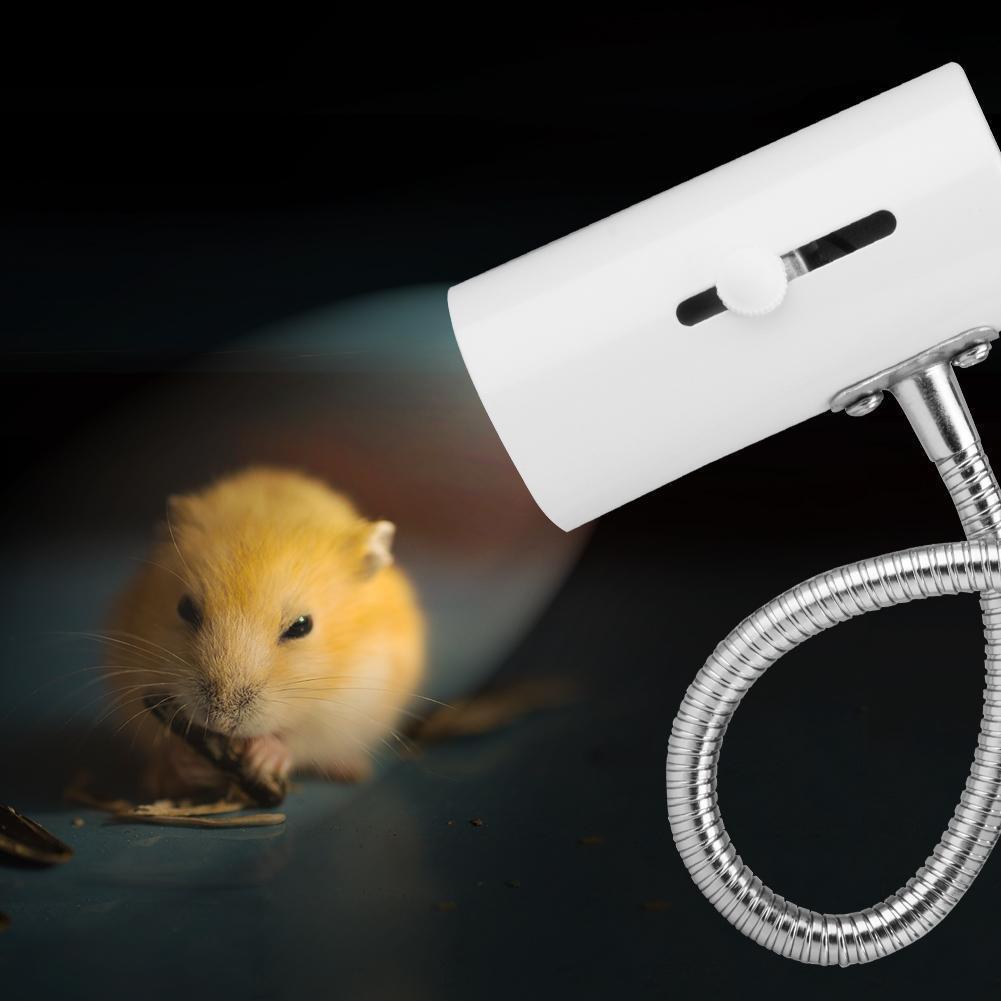 Lamp Base Holder Turtle Tank Heating Lamp Set Rotary Clip-on Bulb with Cover Durable Reptile E27 Lamp-socket Kit Light Holder