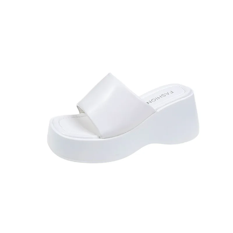 Japanese Style Women's Sandals Casual Summer Fashion Silver Wedges Shoes 5cm-8cm High Platform Sandals 2023