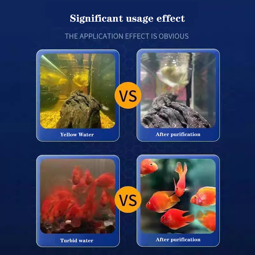 Water Purifier Cube Filter Activated Carbon Strong Filtration Absorption for Aquarium Fish Tank Water Tank Water Purification