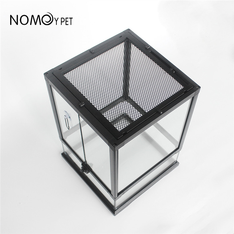 New Design Detachable Premium Quality Glass Reptile Cage Lizard Terrarium