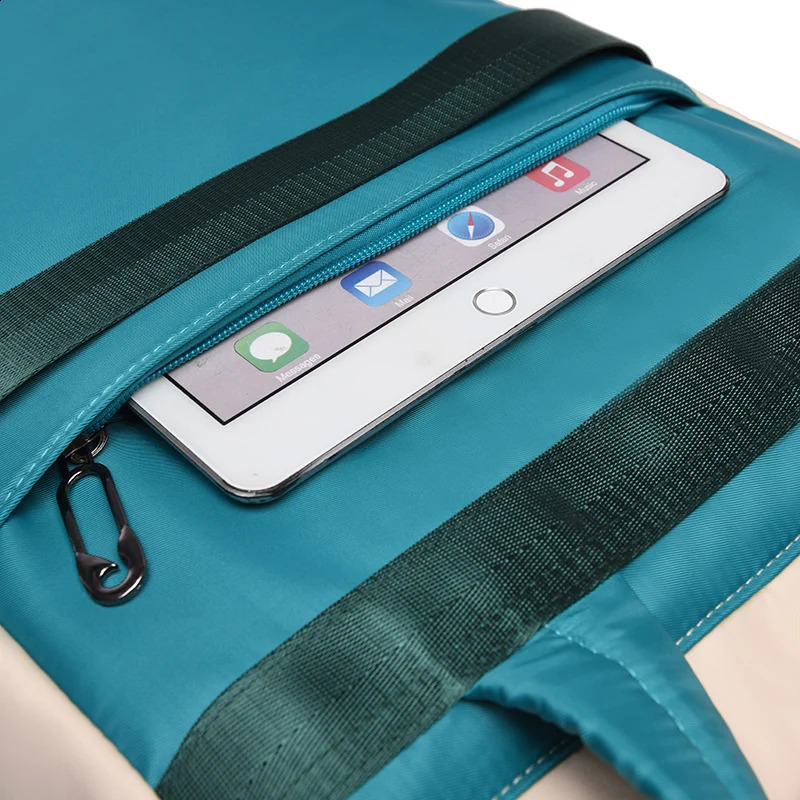 Oxford Water Repellent Women Backpack Large Capacity School Girl Laptop Books Shoulder Bags Contrast Color Female Travel Satchel 250206