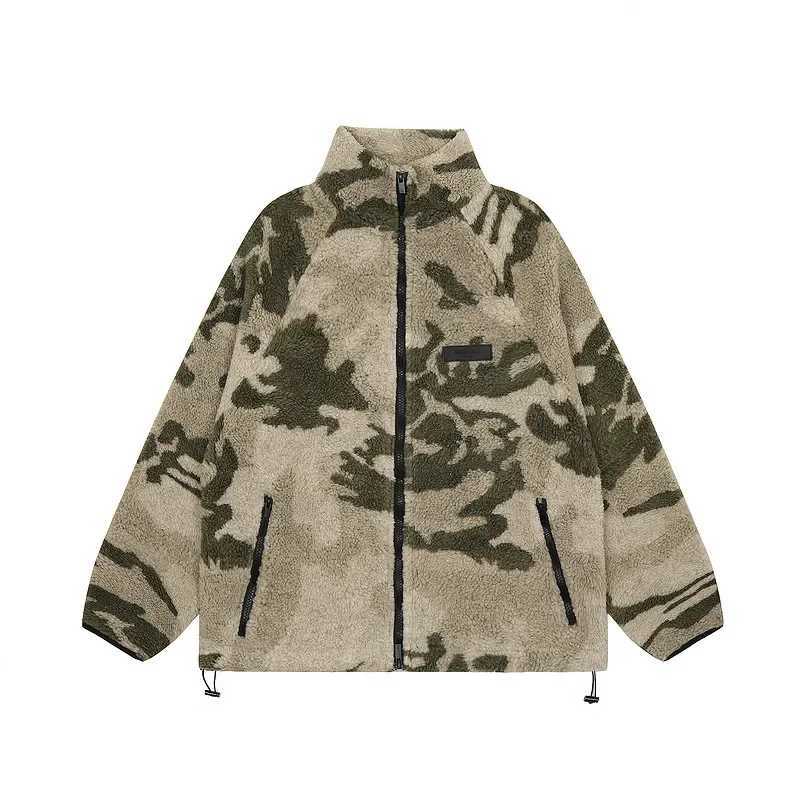 Men's Jackets Fog Brand Mens Zipper Hoodie Autumn/Winter New Street Fashion Jacket J240830