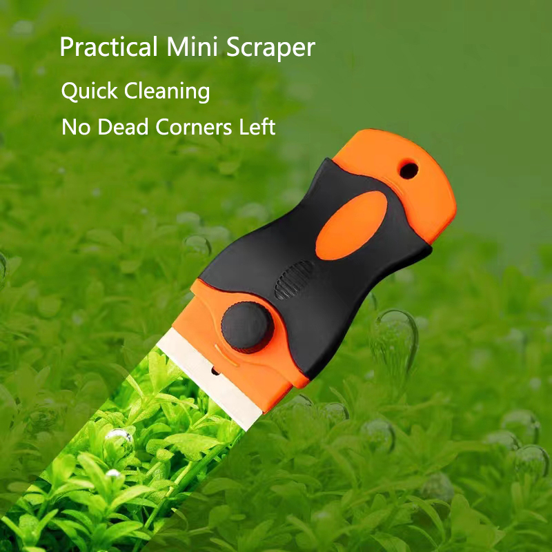 Multifunctional Aquarium Algae Remover Scraper Blade Metal Blades algae removal Fish Tank Aquatic Water Plant Cleaning Tools