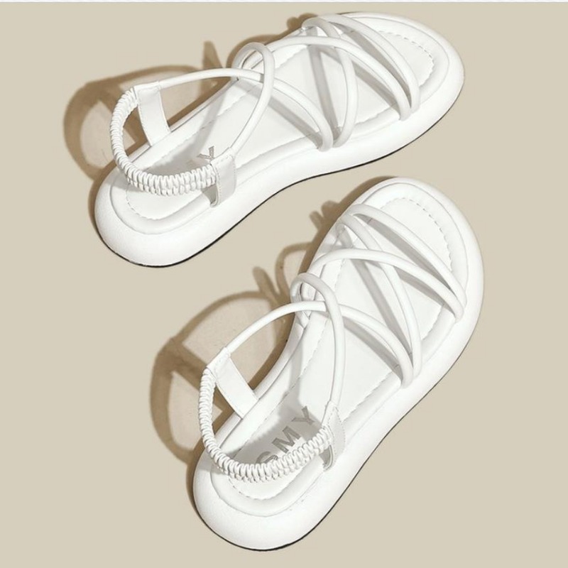 Women Thick 2024 New Summer New Soft Sole Elevated Casual Roman Sandals Small Womens Shoes Sandalias Mujer Sandal 9d69 s