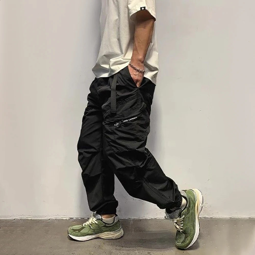 Functional Style Versatile Casual Cargo Pants Men Trousers Spring And Autumn Breathable WearResistant Leggings Mens Dress 240902
