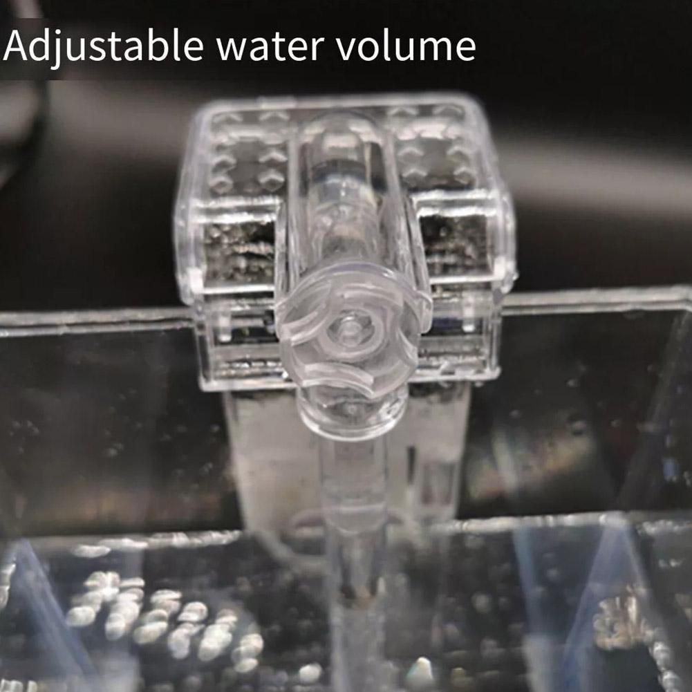 Aquarium Hang On Filter Mini Filter Fish Tank Waterfall Filter Hang On External Aquarium Filter USB Interface 2.5W Flow 250H/L