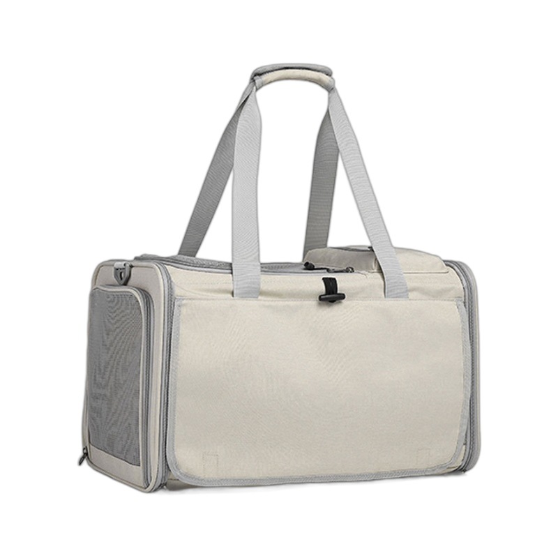 Pet Bag Portable Bag for Outings Foldable Car Shoulder Portable Cat Bag Large Capacity Two Cat Outing Bag