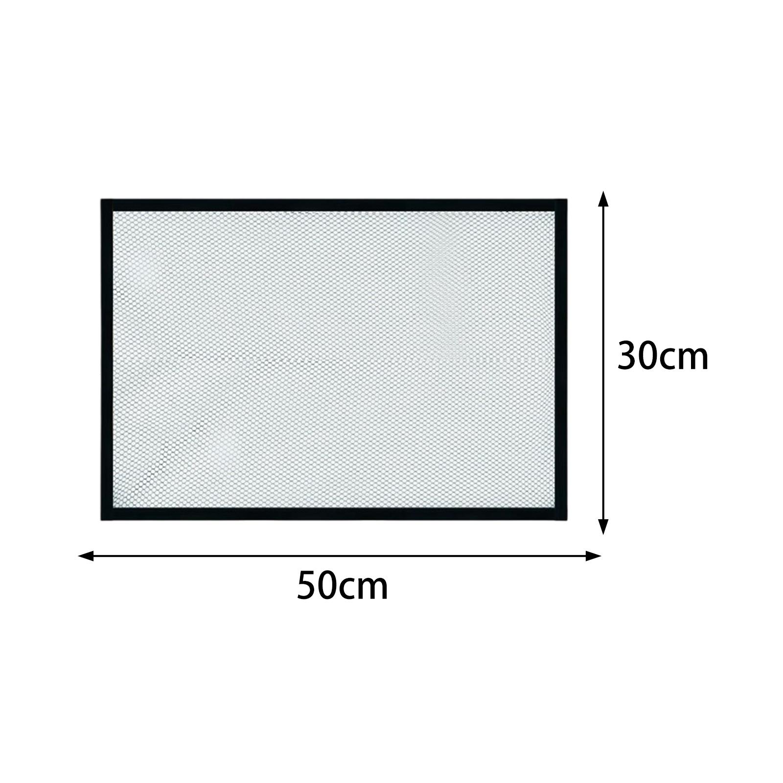 Fish Tank Lid Cover Anti Jumping Magnetic Clear DIY Fish Tank Protective Net