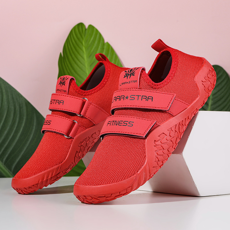 Unisex Powerlifting Deadlift Yoga Gym Beach Sports Shoes Sumo Sole Portable Sneakers Soft Bottom Training Footwear Non-Slip