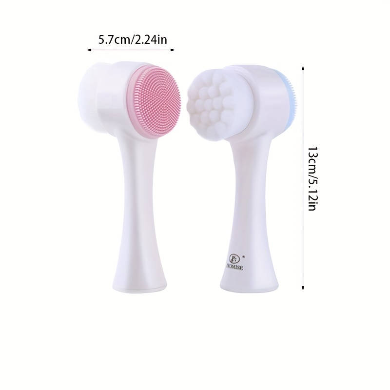 1Pcs Pet Paw Cleaning Brush Dog Foot Washer Silicone Double-Sided Massage Brush Plastic Pet Foot Cleaning Tool