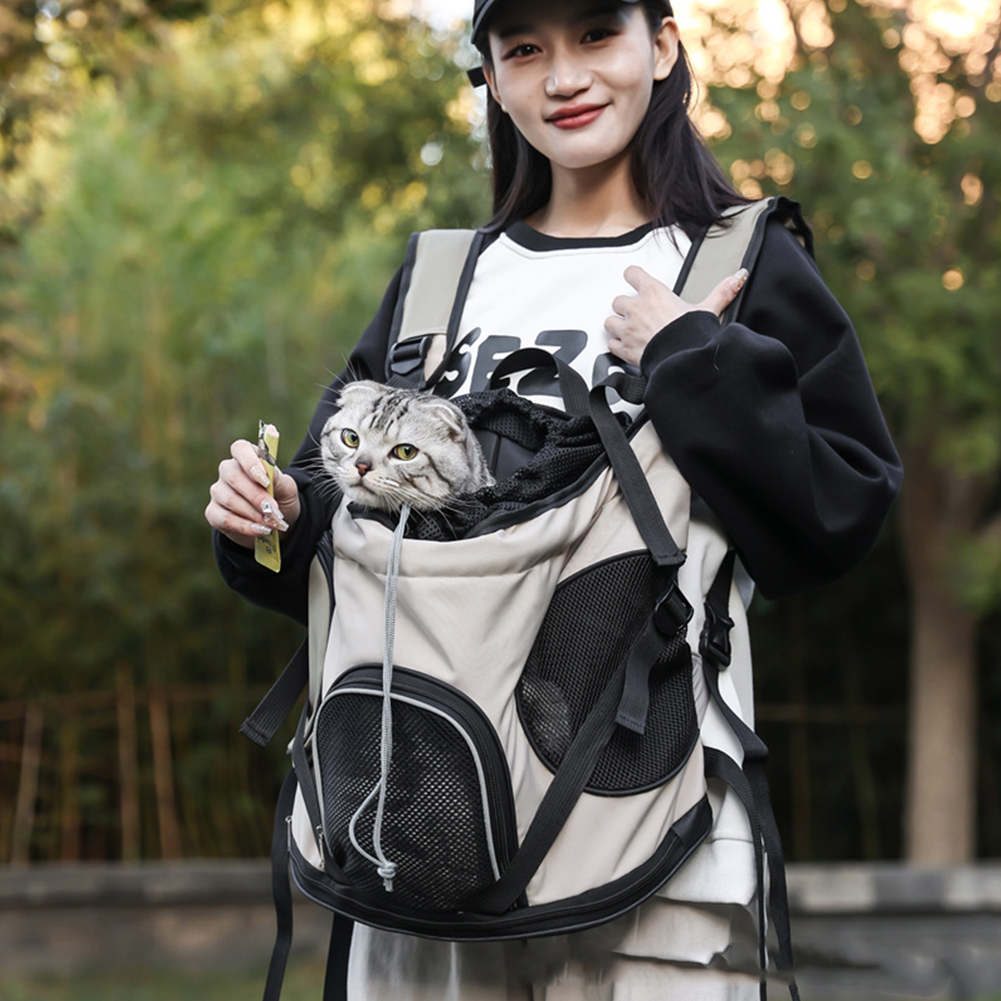 Pet Cat Carrier Bag Cat Carrying Backpack Outdoor Travel Backpack for Cats Dogs Breathable Transport Cat Carrying Pet Supplies