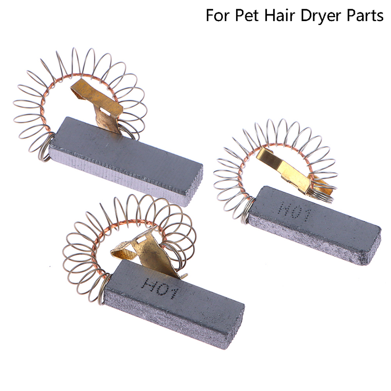 1pcs Super Carbon Brushes Graphite Brushes For Electric Motors Brushes For Pet Hair Dryer Parts