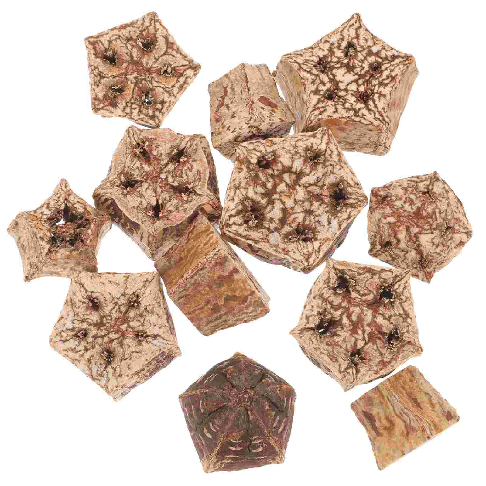 12 Pcs Bite Parrot Chewing Fruit Parakeet Cage Accessories Bird Dried Fruits Toys for Parrots