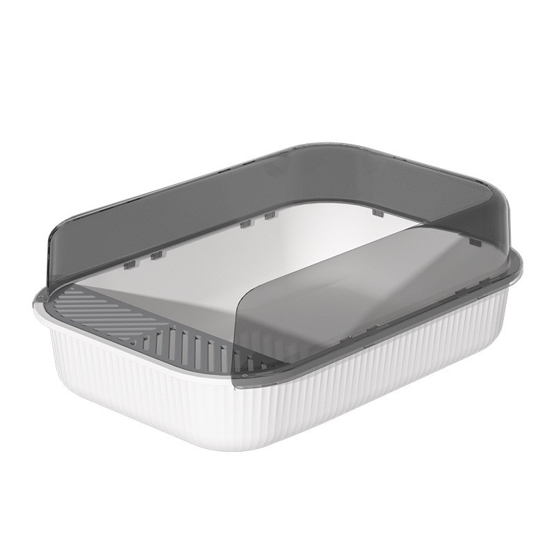 Factory Wholesale High Quality Custom Logo Reusable Cat Litter Box Cat Open Litter Box Detachable Easy To Clean Toilet for Cat