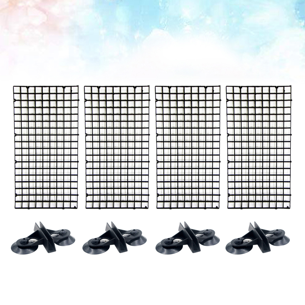 Dividers for Aquarium Fish Tank Betta Separator Water Panel Partition Double-layer Drain Basket