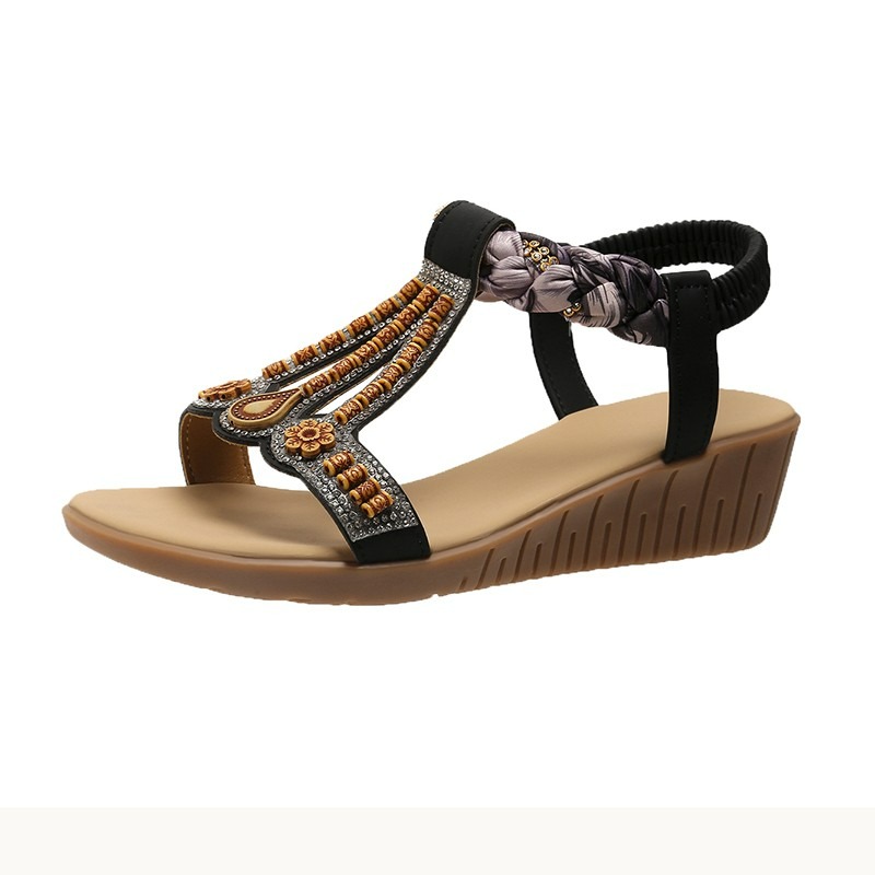 Summer Casual Ladies Beach Sandals Walking Women Wedge Shoes Outdoor Comfort Female Fashion New Sneakers d361
