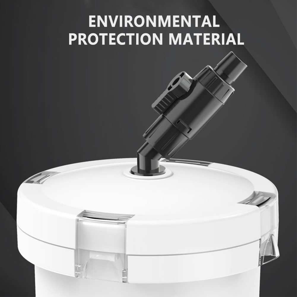 Aquarium Filter Bucket Quiet External Canister with Sponge Replacement Accessory