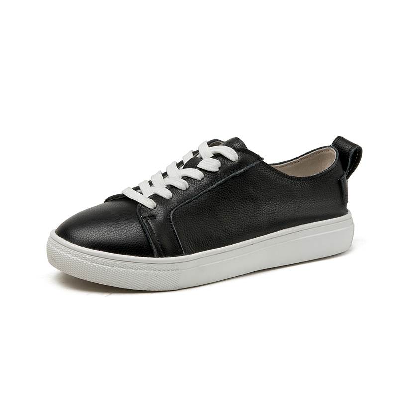 AIYUQI Women's Sneakers Genuine Leather 2024 New Casual Round Toe Flat Sneakers Women Lace-up White Shoes Ladies