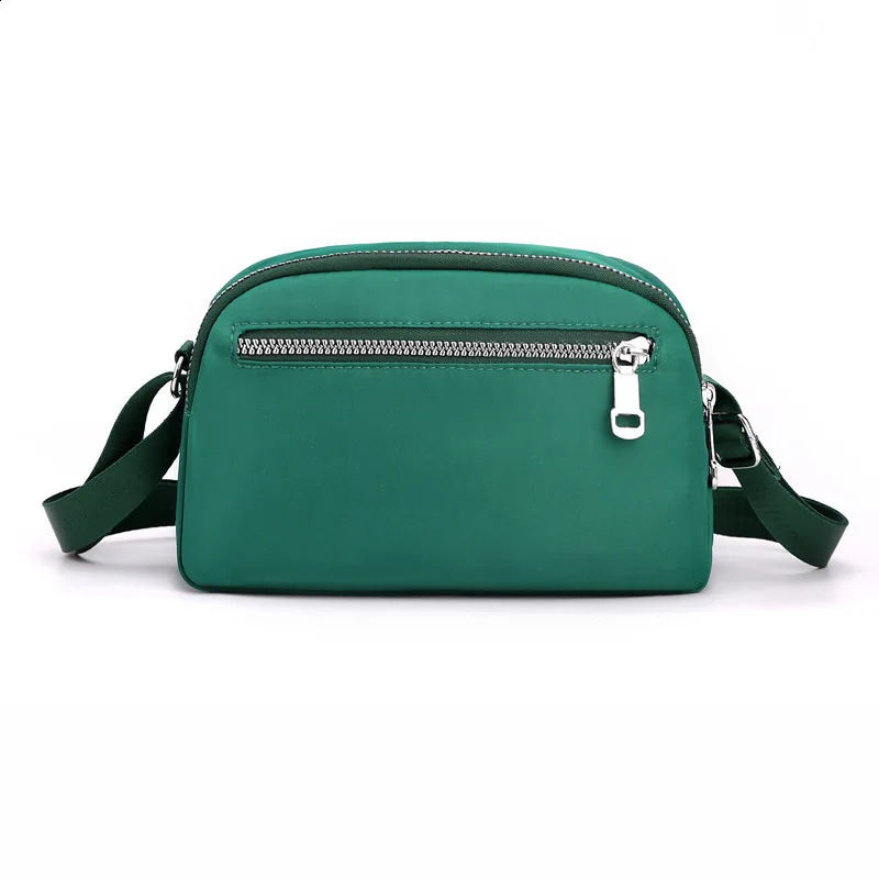 Fashion Nylon Shoulder Bags For Women Waterproof Shell Crossbody Bag Solid Color Messenger Handbags Shopping Purse 240919