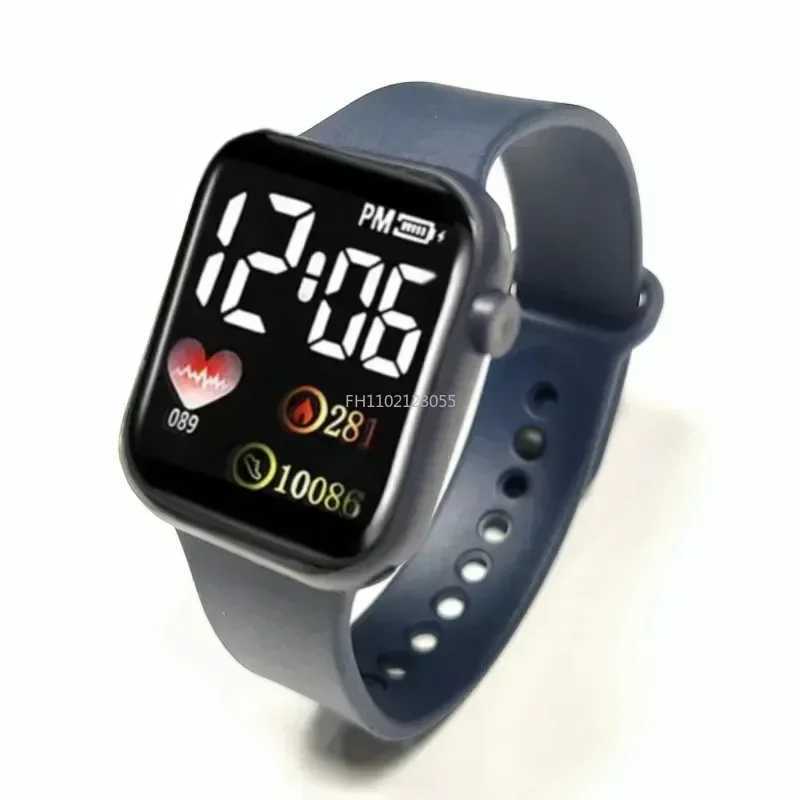 LED sports watch womens digital electronic watch casual silicone watch womens Relogio womens watch W240902