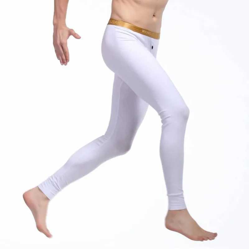 Thermal Underwear Winter Warm Pants Men Long Johns Cotton Thermo Leggings Spandex Tights And Leggings Clothes For MenXJ240903