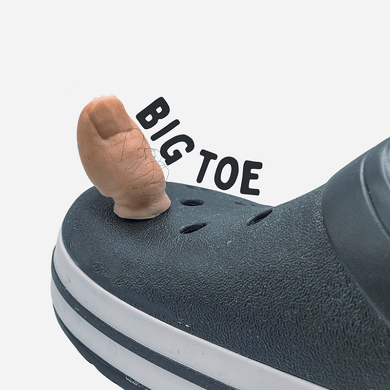 1PCS Big Toe Alligator Hanging Shoe Decoration Funny Shoe Decoration Creative Shoe Decoration Decoration