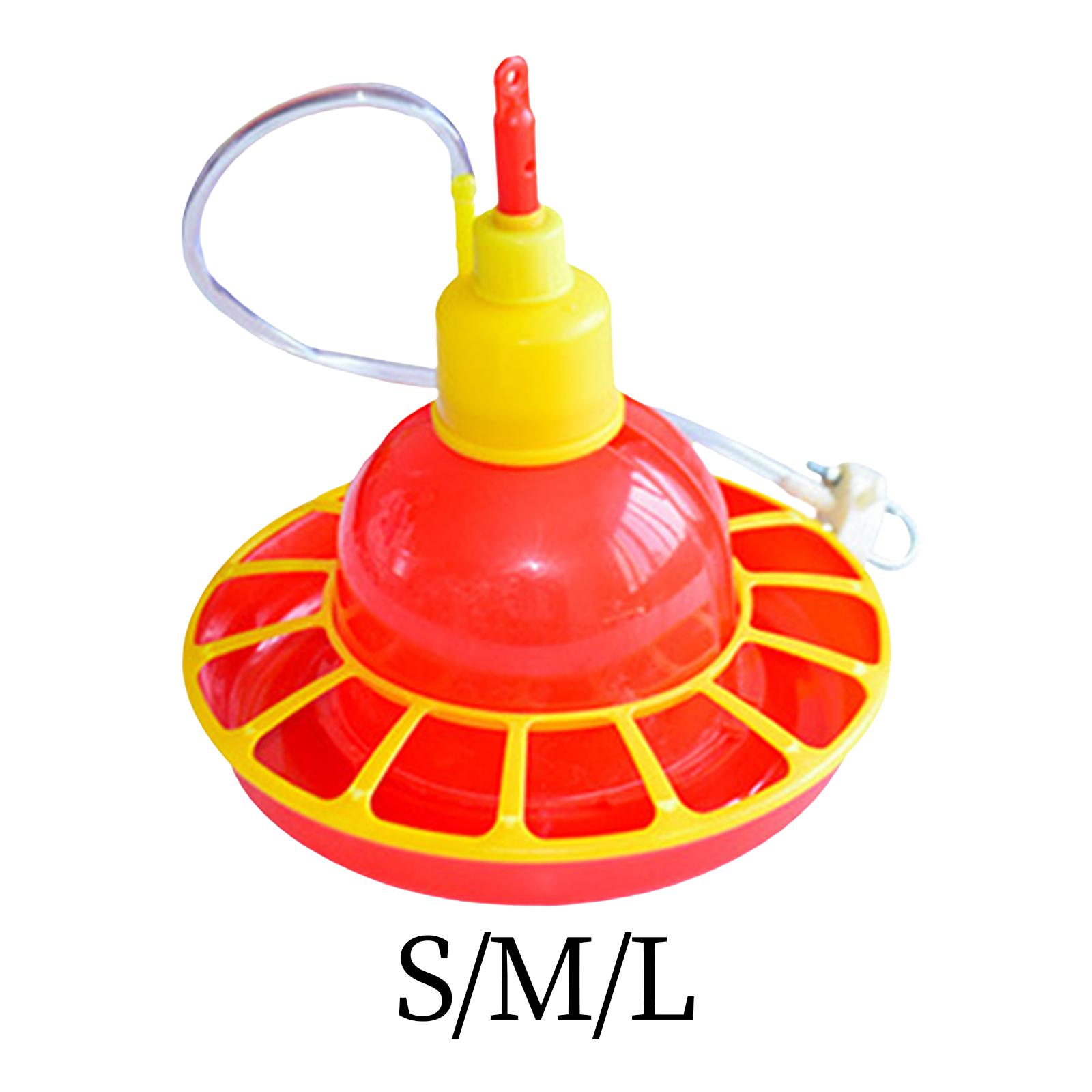 Automatic Chicken Waterer Water Dispenser Poultry Watering Equipment Poultry Drinking Bowl for Goose Hen Pigeon Chicks Ducks