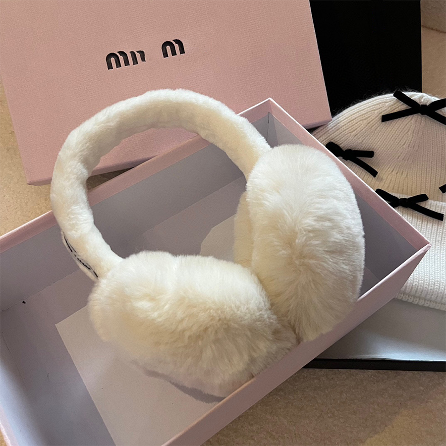 Designer And Warm Earbuds For Men And Women Foldable Earbuds For Winter Solid Color Plush Earbuds For Winter Versatile And Antifreeze Ear