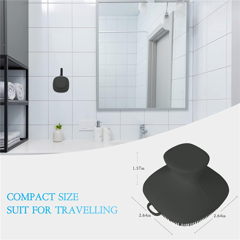 Silicone Face Scrubber Exfoliator Brush, Manual Facial Cleansing Exfoliating Brush, Gentle Face Scrub Wash Brush For Women And Men Cepillo Exfoliante 