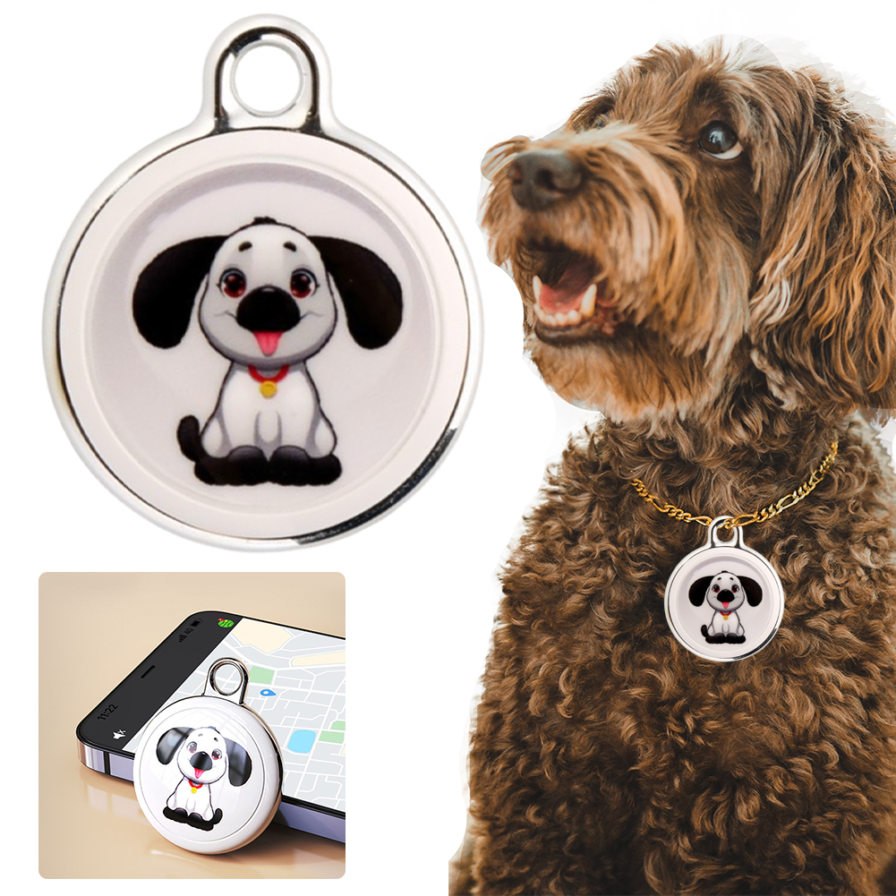 Smart Locator Bluetooth-compatible Real-time Tracking Dog Cat Collar Find Device Real-Time Global Location Tracker for Dogs Cats