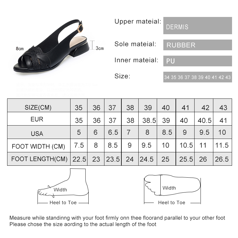 AIYUQI Sandals Women Summer 2024 New Genuine Leather Women's Sandals Large Size Fishmouth Fashion Dress Women Sandals