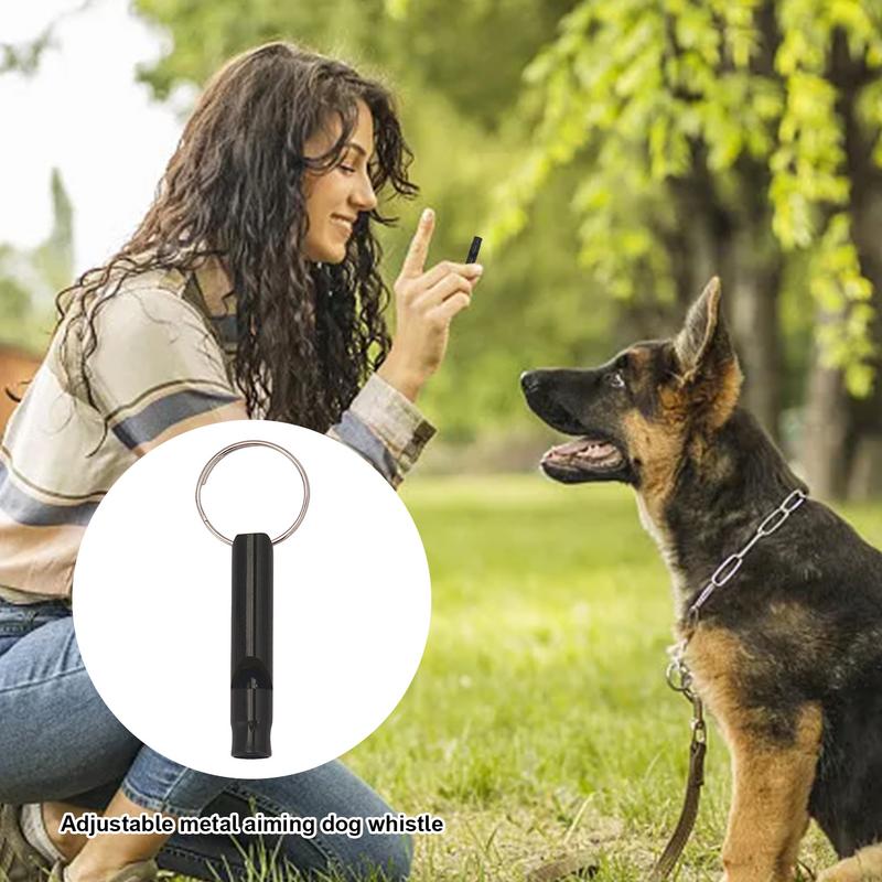 Dog Whistle To Stop Barking Adjustable Dog Recall Whistle Anti Barking Ultrasonic Tool Portable Dog Training Behavior Aids Stop
