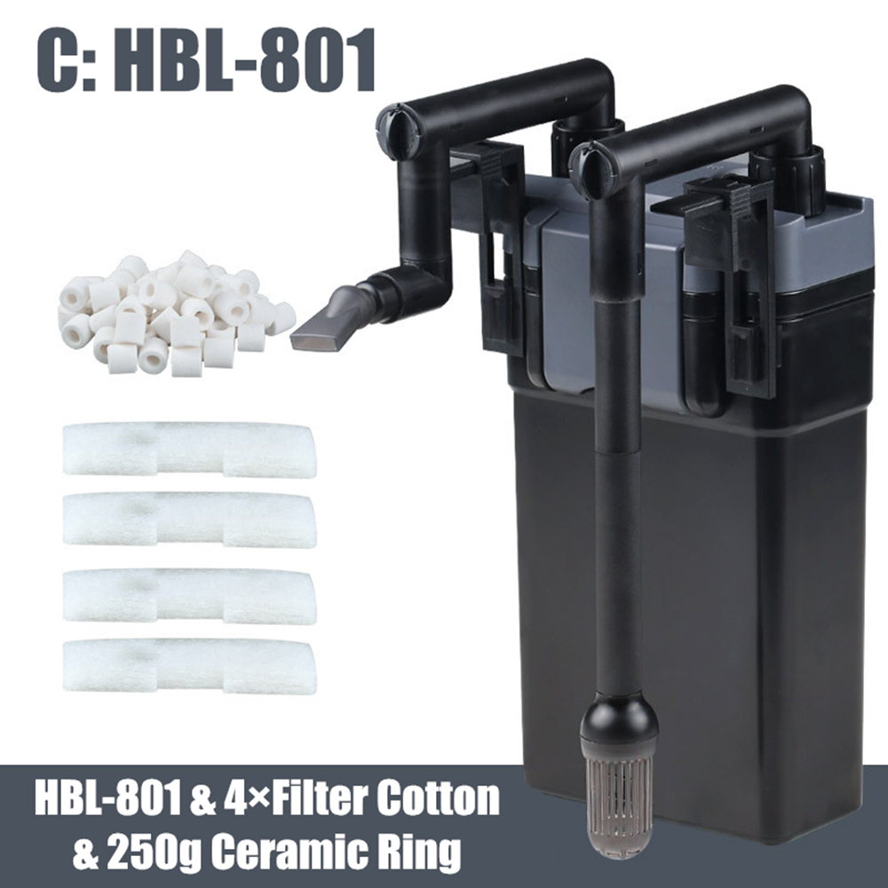 Sunsun HBL-801/802/803 Fish Tank Filter Wall-mounted Fish Tank Filter Barrel Aquarium External Grass Tank Filter