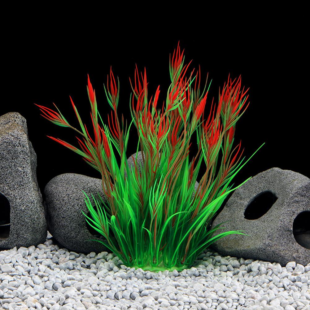 Fish Tank Ornament Water Grass Simulation Accessories Plastic Artificial Aquarium Fish Plant for Decoration Backgrounds Plants
