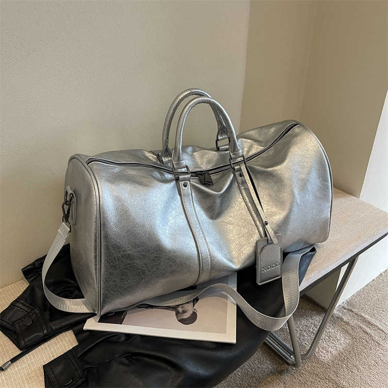 Travel bag men women model hand luggage bag, large capacity sports and fitness bag storage bag 240915