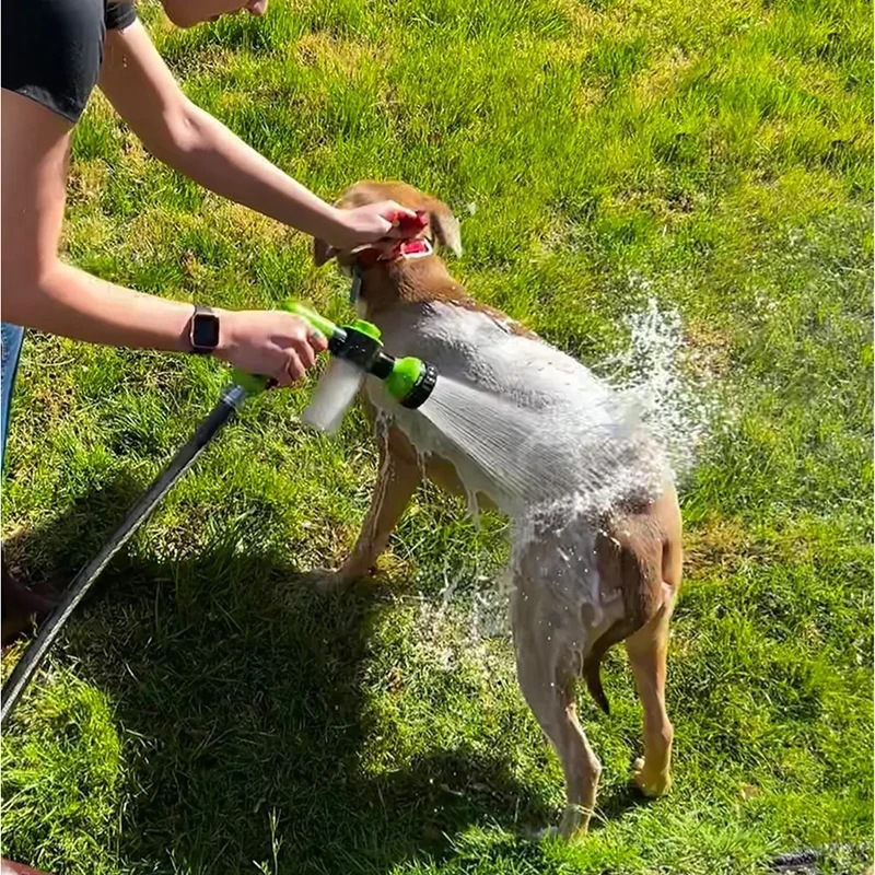 Garden Household Portable Dog Washing Water Gun Car Washing Water Gun Adjustable Nozzle High Pressure Foam Water Guns