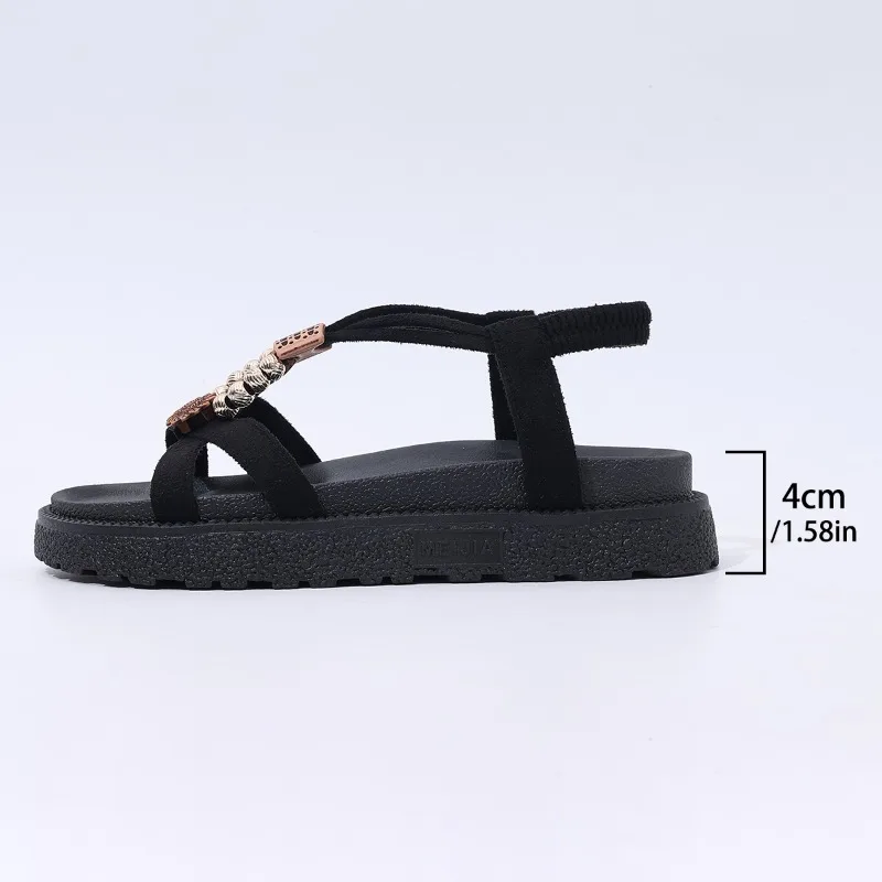 2025 new Heels Beaded Mid Women Sandals Summer Sgback Slippers Designer Fashion Open Toe Flip ps Women's Pumps Slides edfb 's Pum