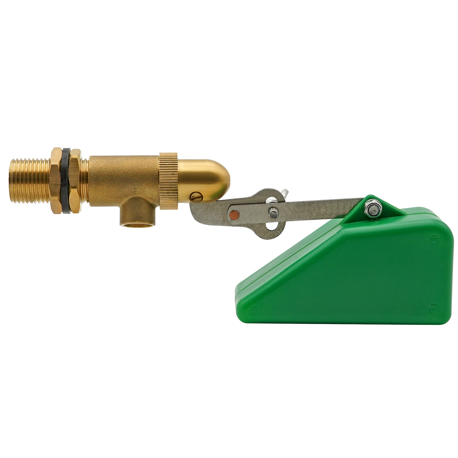 1/2 Inch Brass Valve with Plastic Float Copper Water Float Valve Adjustable Arm Automatic Fill Float Valve for Water Tank
