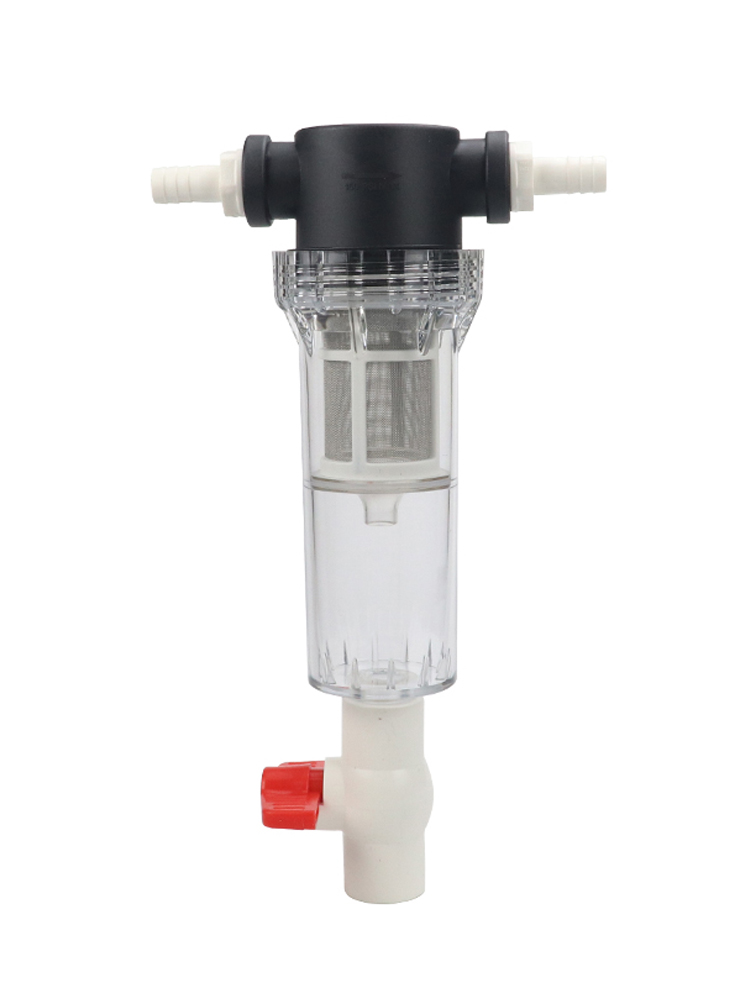 Fish tank fish toilet Full transparent fish waste collector Aquarium drainage collector Automatic cleaning filter