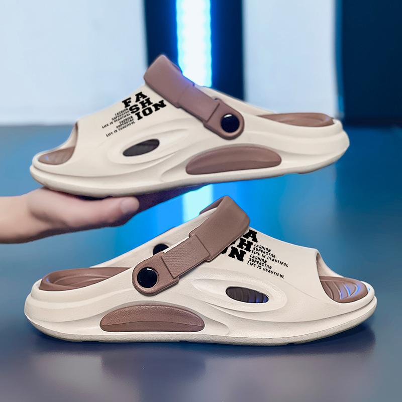 2024 New Men's Sandals Beach Outdoor Slippers Comfortable Slides Beach Clogs Men Casual Shoes Garden Shoes Men Women Slippers