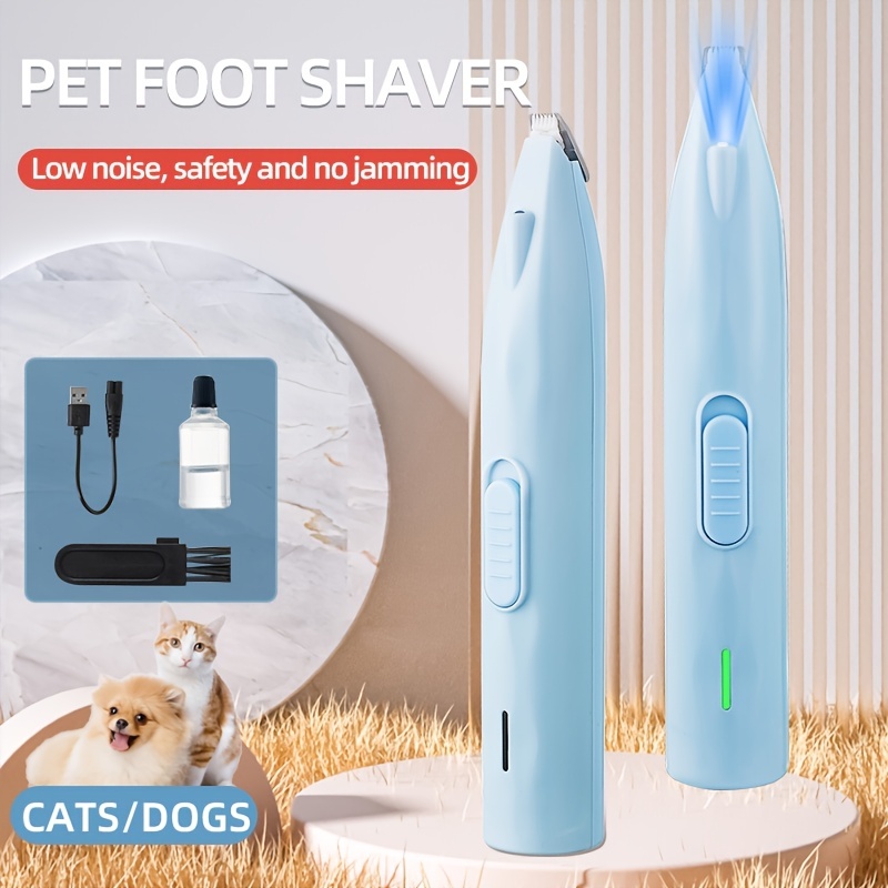 Pet Electric Pushing Scissors Cat Foot Shaver Special Dog Hair Shaver Fader Electric Mute Cat Claw Pedicure Artifact