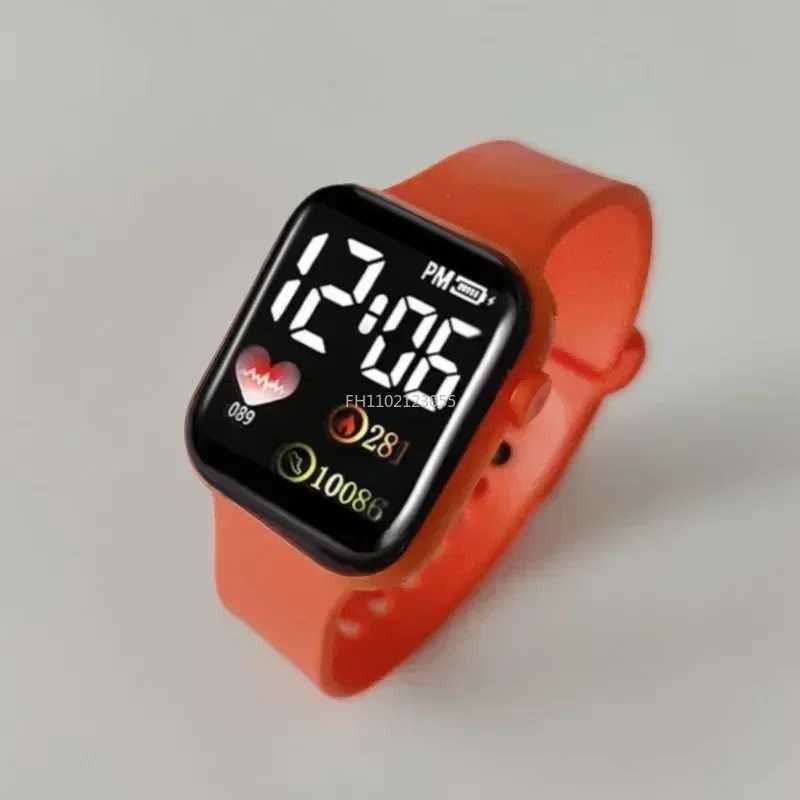 LED sports watch womens digital electronic watch casual silicone watch womens Relogio womens watch W240902