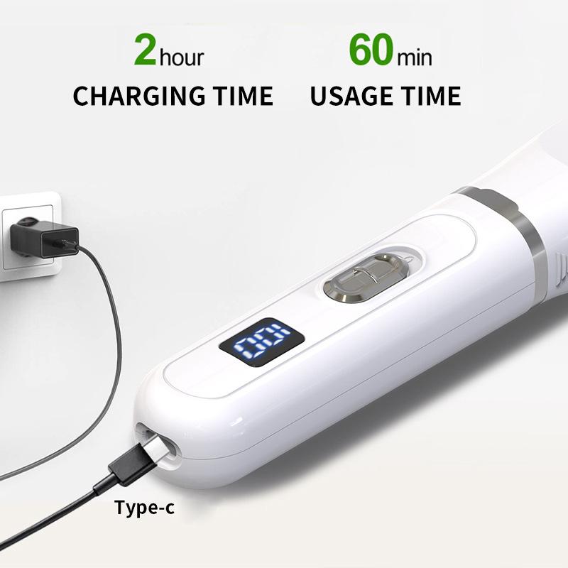 4-In-1 Dog Clippers Low Noise Paw Trimmer Rechargeable Pet Grooming Kit Multifunctional Pet Nail Grinder Dog Shaver